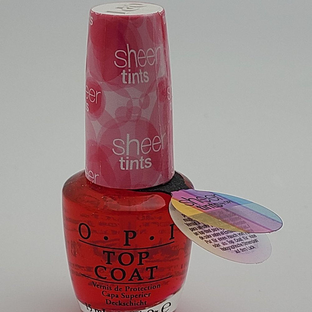 OPI Top Coat "Be Magentale With Me One Bottle Full Size New